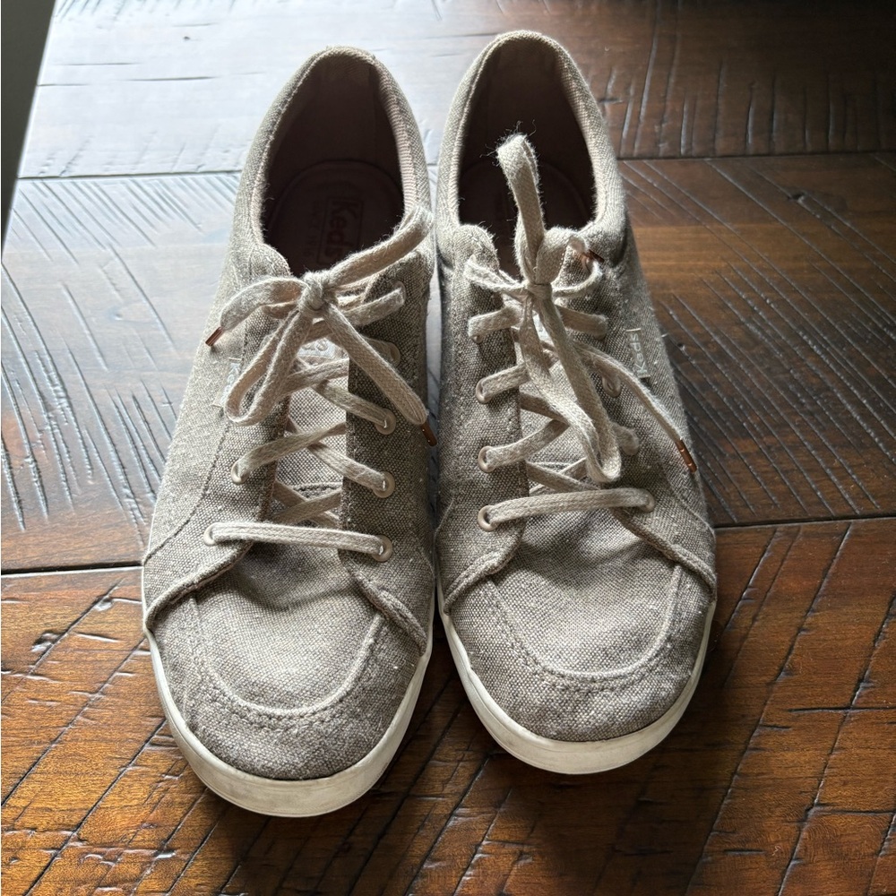 Keds Brown Canvas Sneakers Size 8